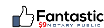 $10 Fantastic Notary Public – 3435 Wilshire Blvd, Los Angeles CA 90010 – Notarization Office Logo